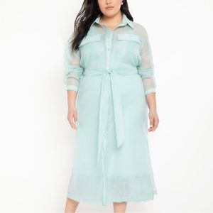 Eloquii Organza Jacket Dress
